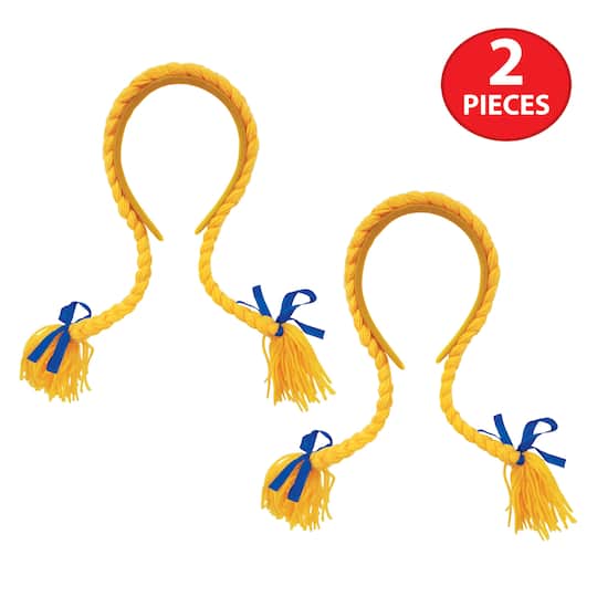 Beistle Adult Pigtail Braids, 2ct.